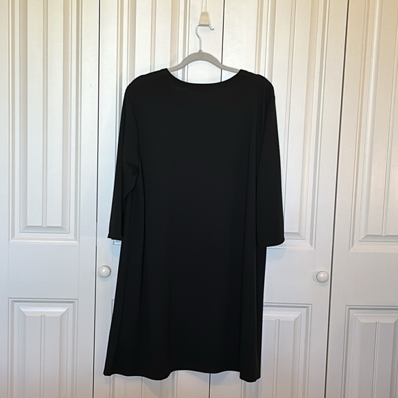 Black Botanique Dress 2X New - Picture 5 of 7
